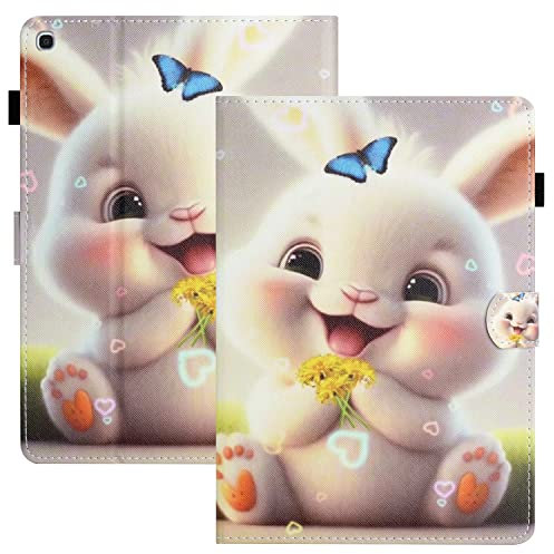 Aswant Funda para Samsung Galaxy Tab A 10.1 2019 (SM-T510/T515), Funda Tablet Samsung Tab A 10.1, Cubierta Protectora Galaxy Tab A 10.1 Pulgadas (Conejo)