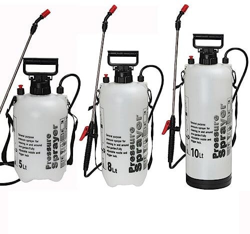 5 Litre Garden Pressure Sprayer Weed Spray Bottle with Adjustable Nozzle Portable Garden Hand Pump Action Pressure Sprayers Water Plant Chemical