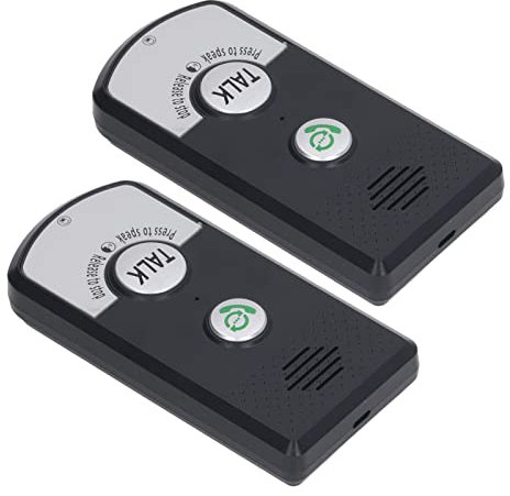 Interphone Vocal Bidirectionnel sans Fil, Talkie-walkie Portable Bidirectionnel Fonctionnant à 1000 M, Système D'interphone sans Fil Portable, Système de Communication de Pièce à