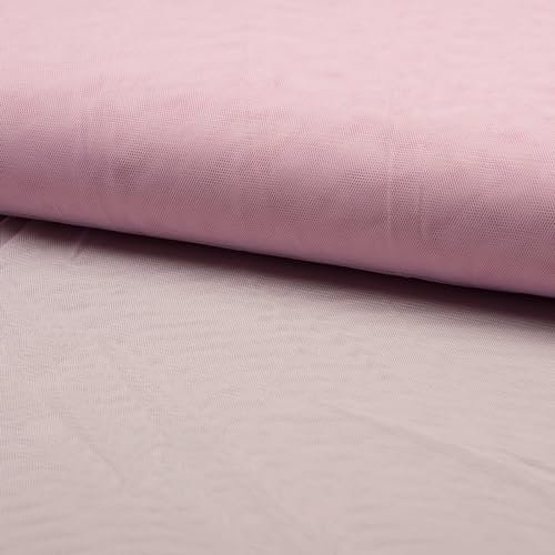 Soft-Tüll Kostümstoff Kleidertüll Fasching Feintüll ab 1 x 1,5 m Farbwahl Meterware, Farbe:rosa