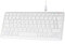 Qulose Teclado Bluetooth Español para iPad, iPhone, Tablet Samsung, Compatible con Todos los Dispositivos con Bluetooth de iOS, Android, Windows, Blanco