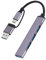 Hsthe Sea USB C Hub 4-Port Mini USB Adapter, Portable Data Hub with USB C To USB Adapter USB C Extender Hub For Laptop