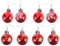 LIFKOME 4 Paare Weihnachtskugel-ohrringe Weihnachtsfeier Liefert Einfädler Ohrringe Urlaub Anhänger Ohrring Weihnachtsschmuck Ohrschmuck Kugel-charm-ohrringe Weihnachtsohrstecker Legierung