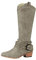 Viunychn Winterschuhe Damen Halbschaft Warm Gefüttert Kniehohe Stiefel Dicke Warme Lässige Halbhoch Damenstiefel Stiefel Westernstiefel Schneestiefel Retro Hohe Stiefel Langschaft