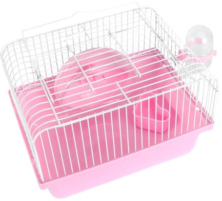 INOOMP Cage Multifonctionnelle pour Hamster Matériau sans Danger pour Manger Dormir Jouer Boîte pour Hamster Cage pour Animaux de Compagnie Fournitures pour Petits Animaux de Compagnie