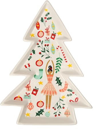 Dexam Nutcracker Tree Snack Bowl, White