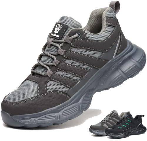 Scarpe Antinfortunistiche Uomo Donna Leggere Scarpe da Lavoro con Punta in Acciaio Comode Scarpe Sicurezza