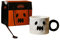 CAPIJIONG Taza de cerámica de calabaza de Halloween de 450 ml (blanco)