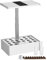 WilTec Kit Serre pour Culture hydroponique – 40 x 26 x 36 cm – Jardinière Potager intérieur – Hauteur Ajustable – LED, réservoir 9,8 L, Capsules – Jardin de Cuisine de Couleur Blanche