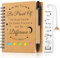 Wincredulous 3 Pieces Inspirational Notebook Thank You Gifts Set- Motivational Team Spiral Notebooks, Pen and Bookmark, Inspirational Notepad Team Gifts Kit for Teacher Appreciation Leaving Xmas Gifts