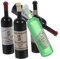 HOUDERCO 5pièces Mini Bouteilles De Vin Rouges Plastique Accessoires De Décoration pour Maison De Poupée Échelle pour Miniatures Et Photographie