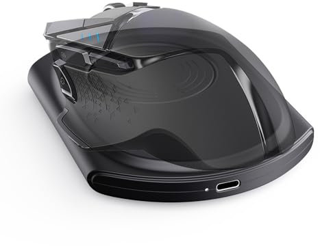 TABSIRAH Mouuse Mover – Mouuse Mover indétectable | Tapis de déménagement silencieux et ultra-fin | Shaker vibrant pour garder le curseur actif, gadgets de productivité de bureau, utilisation