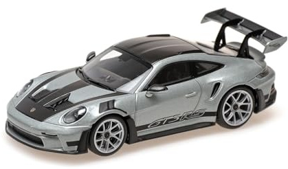 Minichamps 410062117 - Porsche 911 (992) GT3RS Silver 2023 - Scale 1/43 - Model Car