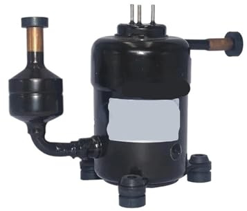 DC24V Small Refrigeration Compressor Mini Rotary for Compact Mobile Cooling Systems Portable Air Conditioners Mini Refrigerators(1PCS)