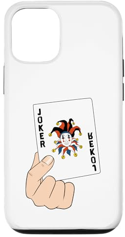 Funny Joker Playing Card Casino Gambling Case for iPhone 12/12 Pro