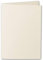 ARTOZ 25x DIN A6 Faltkarten - Chamois (Creme) - 105 x 148 mm Karten blanko zum selbstgestalten - 220 g/m² gerippt
