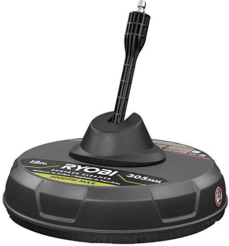 Ryobi 12 po 2000 PSI 1.4 GPM Quick Connect Nettoyant de surface pour nettoyeurs haute pression électriques