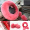 3pcs Universal Plüsch Lenkradhülle Lenkradbezug, Wolle Soft aus Australien, Lenkradabdeckung für den Winter Auto 37-39cm