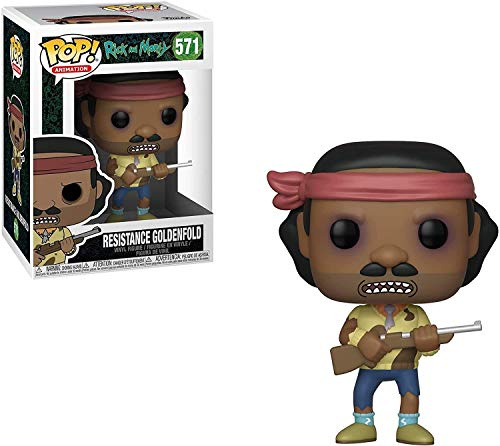 Funko 40256 POP Animation: Rick and Morty-Resistance Goldenfold Collectible Figure, Multicolor,Standard