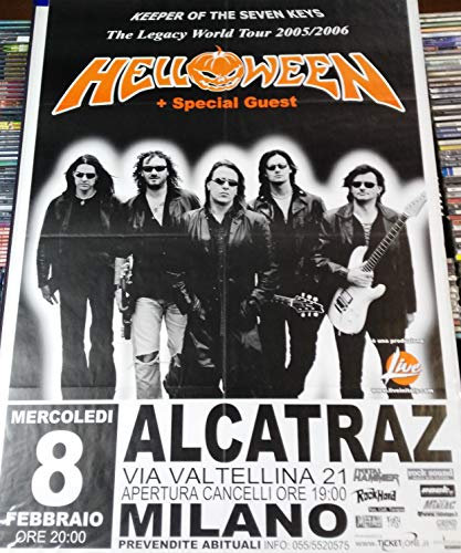 Helloween Keeper Of The Seven Keys The Legacy World Tour 2005/2006 Milano Alcatraz -Poster