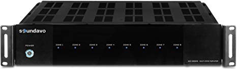 Soundavo MZ-1650S Digitaler Multi-Zonen-Verstärker - 16 K / 8 Zonen System mit S/PDIF Eingang