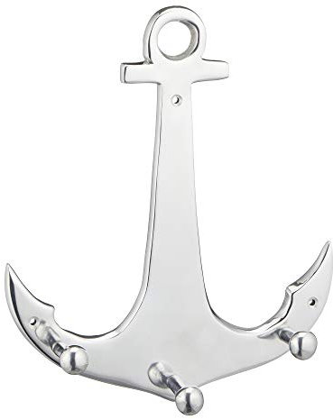 Cepewa Garderobe Anker Wandgarderobe maritim Kleideraufhängung Kleiderhaken