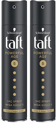 Taft Powerful Age (für dünnes und geschwächtes Haar) Spray 250 Ml X 2 Stück