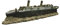 Folpus Aquarium Aquarium Harz Titanic Ornament Landschaftsbau Dekorationen 38x6x9cm