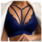 Bustier Damen Push-Up BH Top Bandage Bralette Frauen AushöHlen BHS Push Up Ohne Bügel Bra Sexy Dessous Strapse V-Ausschnitt Erotische Reizwäsche Elastischer Erotische Reizwäsche BL17