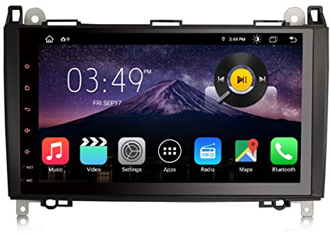 Erisin 9 Zoll 8-Kern Android 11 Autoradio mit Navi GPS für Mercedes Benz A/B Klasse W169 W245 Sprinter Viano Vito VW Crafter Bluetooth CarPlay Android Auto DSP DAB+ WiFi 4G OBD2 DVB-T2 TPMS USB RDS