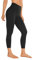 CRZ YOGA Butterluxe Damen High Waist 3/4 Leggings Capri Blickdicht Sport Yoga Fitness Sommer Sporthose - 58cm Schwarz 40