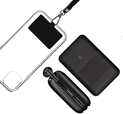 Pack Regalo Ksix Travel. Auriculares inalámbricos Halley + Powerbank 5.000 mAh + Colgante móvil Universal