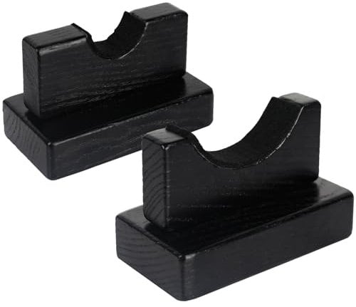 NVAAV Schaukasten für Baseballschläger aus Holz, Schwarz