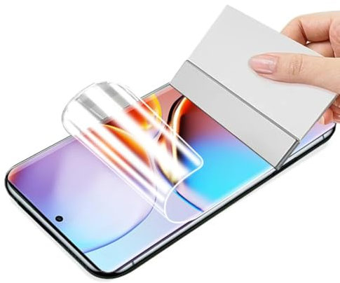 Renwox 2pcs Alta sensibilità Pellicola idrogel per Motorola Moto G62 5G 6.5 Flessibile HD Clear Protezione dello schermo Antiesplosione Sblocca impronte digitali Pellicola idraulica