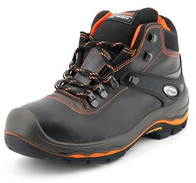 Grisport Scarpe Antinfortunistiche Uomo Scarponi Camminata Escursionismo Stivali Pelle Lontra Dakar Trekking Montagna Impermeabili 72003LD42 (Marrone, 47)