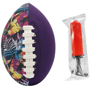 Dickly Pallone da Rugby, Football Americano, Spiaggia, Calcio Acquatico, per Bomboniere, Gioco di Palla, 9,25x5,12x4,33 Pollici, Colore Casuale, 1 Unità