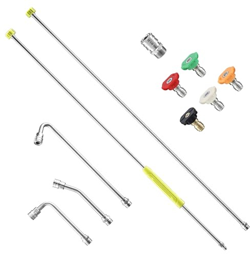 FIXFANS Pressure Washer Extension Wand, 120 Power Washer wand Replacement