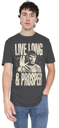 Star Trek Prosper Unisex T Shirt, Charcoal, XXX-Large