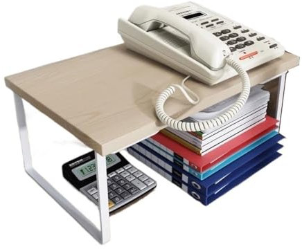SOBOLON Tavolino per Stampante Staffa di Sollevamento for Computer Portatile for Rack di Archiviazione for Stampante da Ufficio Supporto per torretta per PC