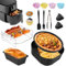 Accessori per friggitrice ad aria calda COSORI Turboblaze 6L/XXL 5,5L/Clear Blaze 6,2L, Airfryer Accessori per Philips 2000 Serie 6,2L (NA230/00), include stampo in silicone, griglia e altri accessori