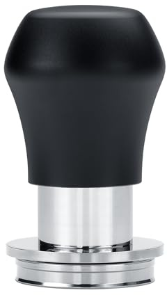 Normcore 39 mm Kaffeestampfer V4.1 Mini, gefedert mit Klick-Feedback, 304 Edelstahl, flacher Boden, kompatibel mit Flair Classic Signature, schwarz