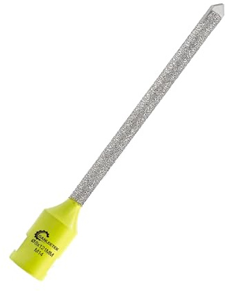 SANLEETEK Diamond Mortar Raking Bit 8mm x 121mm M14 Thread | Diamond Mortar Router with Carbide Tipped Positioning for Mortar Removal and Tuck Pointing Masonry Stone Brick Removal