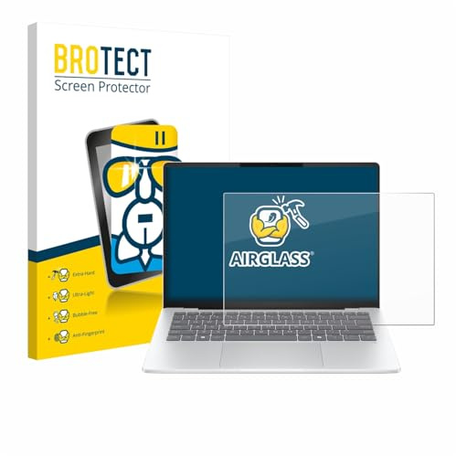 BROTECT Schutzglas für HP OmniBook 5 14 | Transparenter Displayschutz Made in Germany Schutzfolie Panzer Folie Glas 9H Anti-Fingerprint Einfache Montage Clear