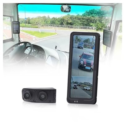 24V Full HD 12.3 Inch Split View Blind Spot Bus Side Backup Mirror Monitor Camera Mirrorless Truck Digital Wing Mirror