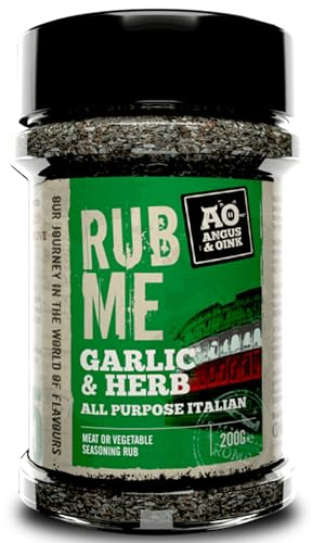 Angus & Oink | Garlic & Herb | All Purpose Italian Herb Seasoning | 200g