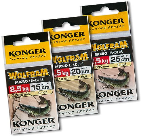 Wire Traces Leader 2.5kg Wolfram Tungsten Perch Pike Sea Soft Lure Fishing Tackle (Va07-1x2pcs 2.5kg 25cm Wire Traces Wolfram Konger)