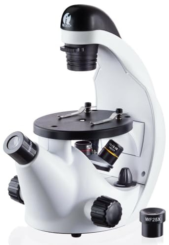 AmScope IN50C-PB10 Inverted Microscope Kit, 40X-500X