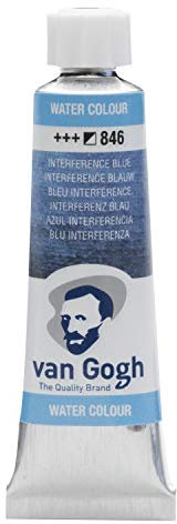 Van Gogh Peinture aquarelle, tube 10ml, Bleu interférence 846
