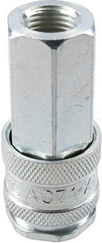 PCL XF Series Female Coupler 1/4 BSP Female Thread Air Hose Fitting AC71CF