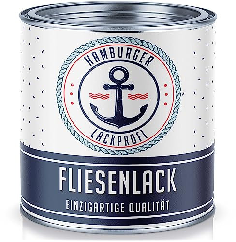 Fliesenlack MATT Olivgrün RAL 6003 Grün Fliesenfarbe im SET // Hamburger Lack-Profi (1 L)